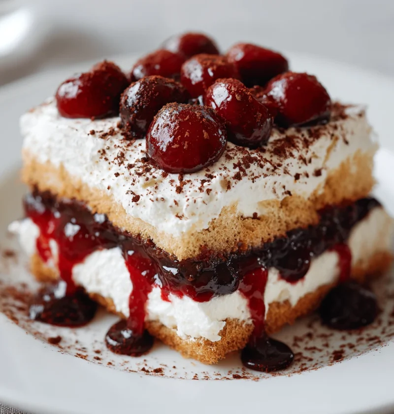 Black Forest Tiramisu Recipe