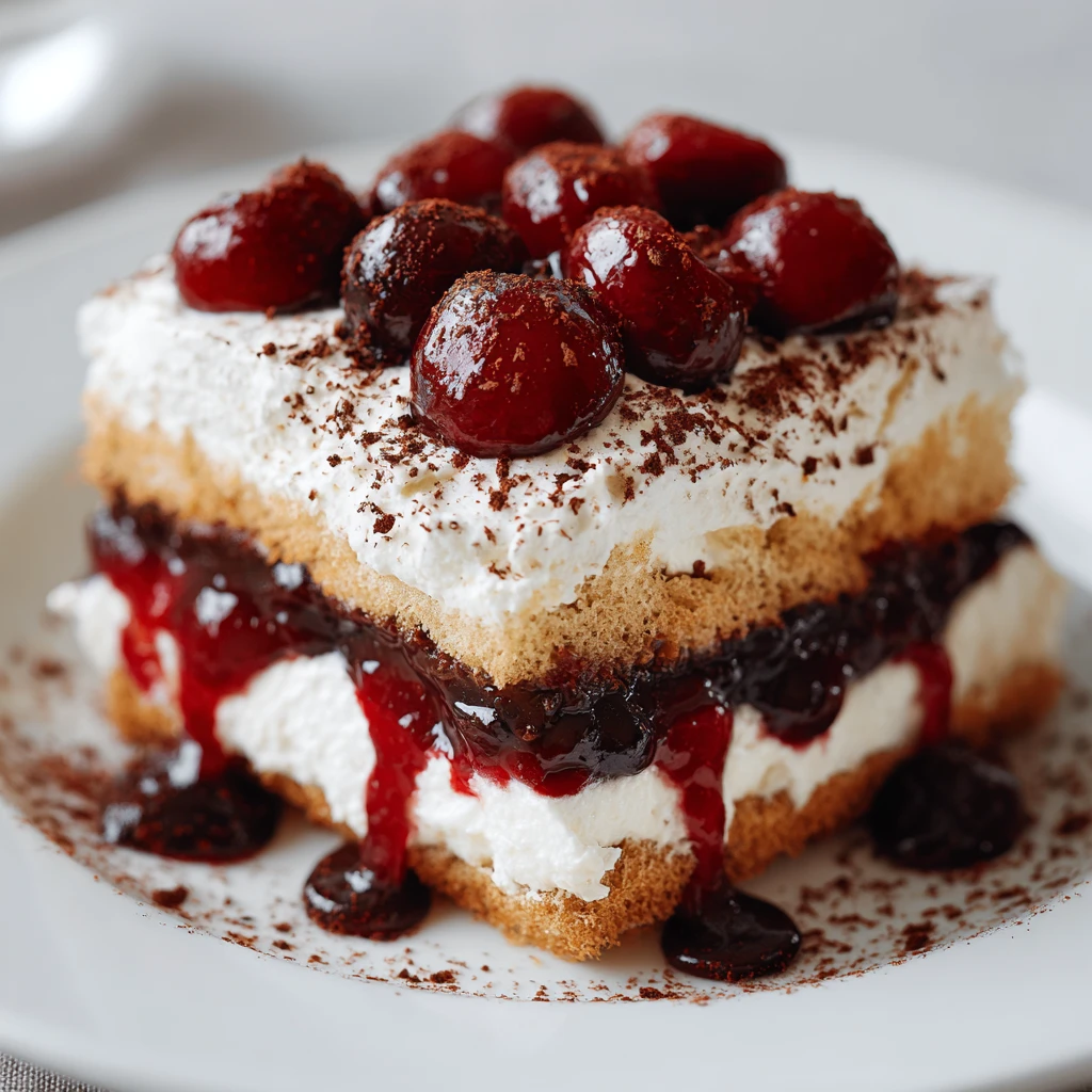 Black Forest Tiramisu Recipe