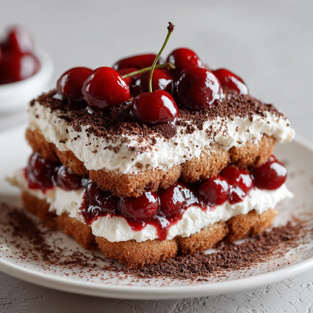 Black Forest Tiramisu Recipe