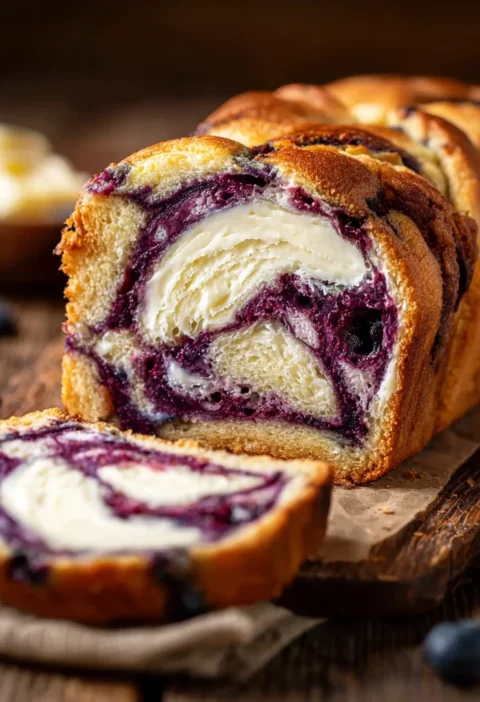 Blueberry Cream Cheese Loaf