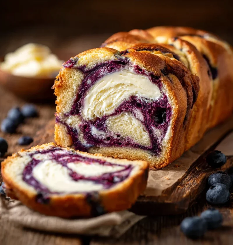 Blueberry Cream Cheese Loaf