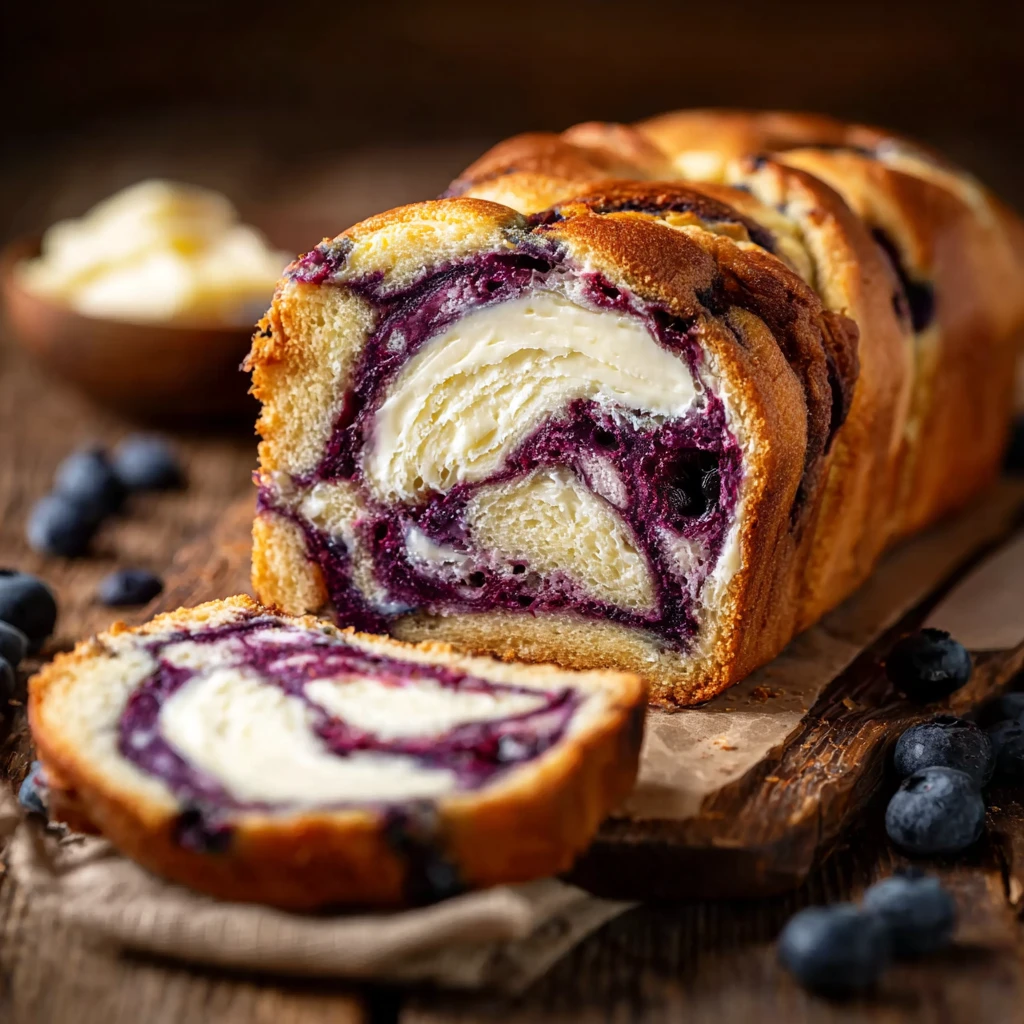 Blueberry Cream Cheese Loaf