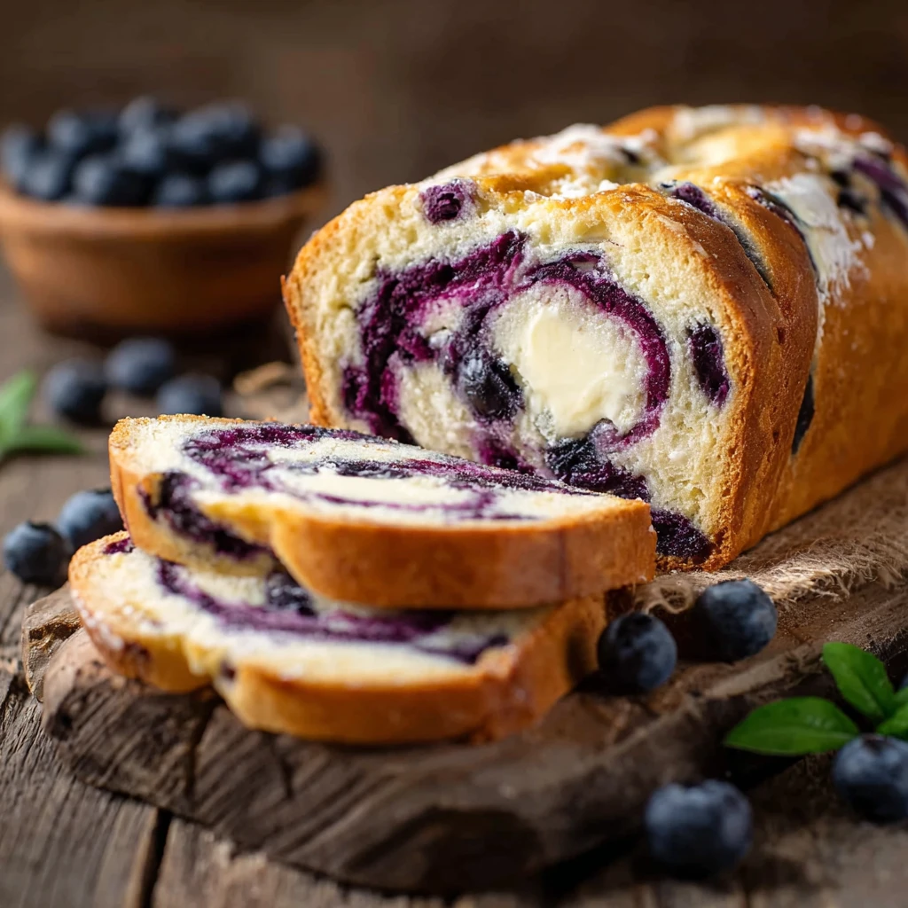 Blueberry Cream Cheese Loaf