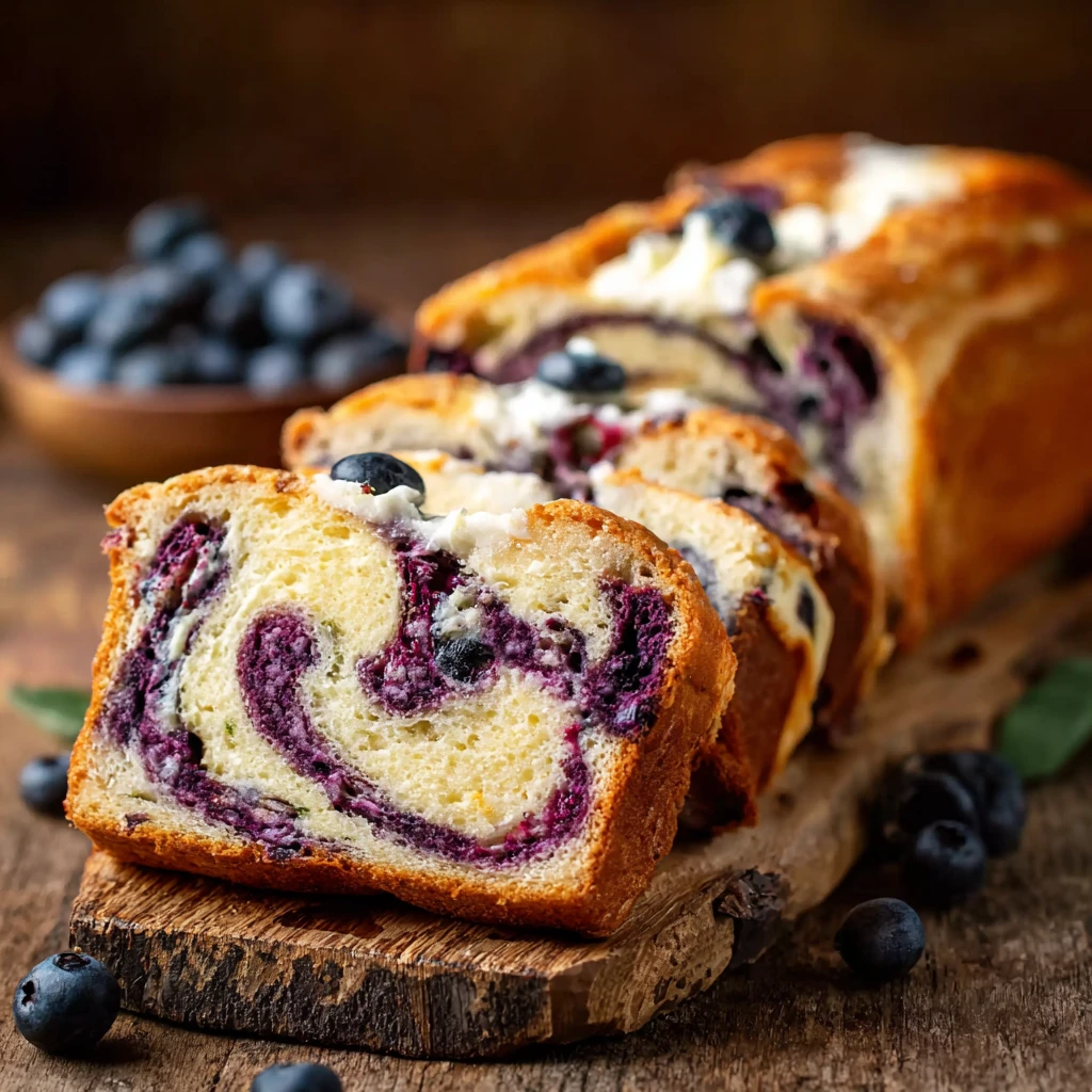Blueberry Cream Cheese Loaf
