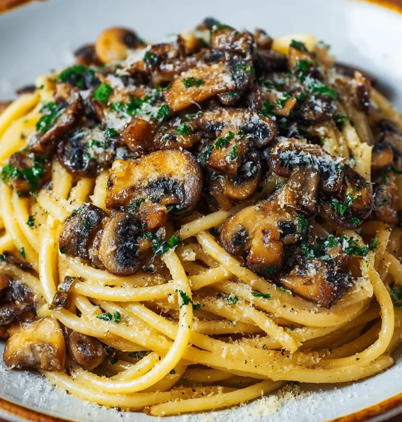 Brown Butter Mushroom Pasta