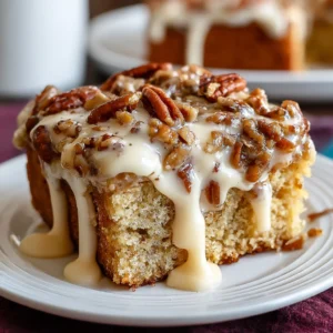 Butter Pecan Praline Poke Cake Recipe