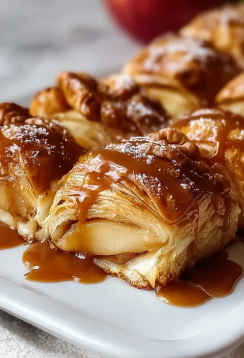 Caramel Apple Croissant Bake Your Cozy Weekend Indulgence