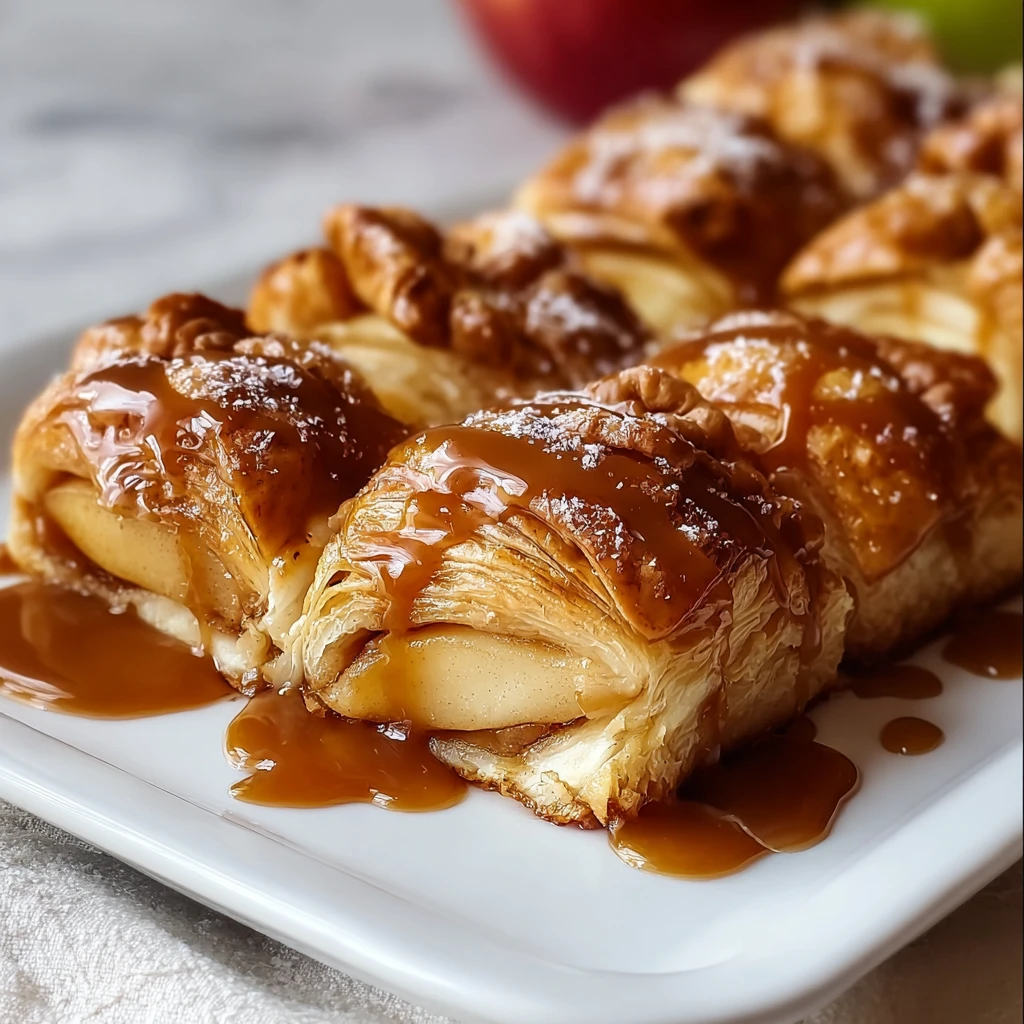 Caramel Apple Croissant Bake: Your Cozy Weekend Indulgence