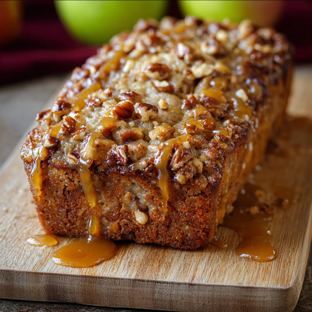 Caramel Apple Fritter Bread That Tastes Like Fall