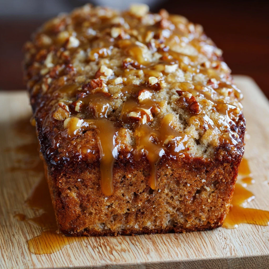 Caramel Apple Fritter Bread That Tastes Like Fall