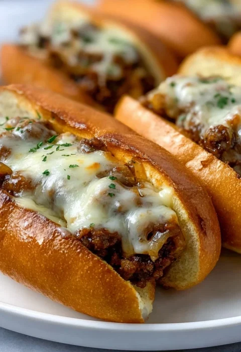 Cheesy French Onion Meatball Subs Recipe