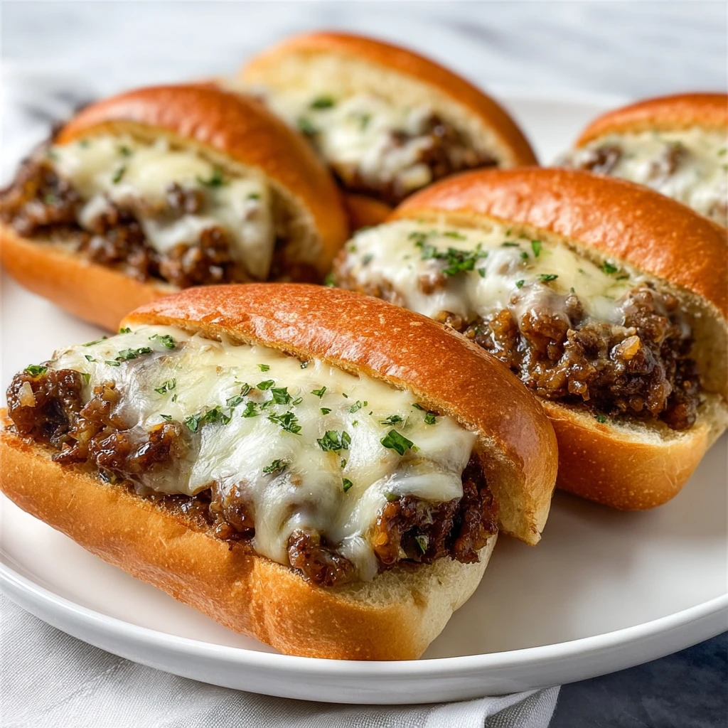 Cheesy French Onion Meatball Subs Recipe