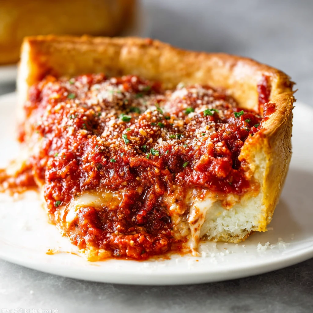 Chicagostyle Deep Dish Pizza