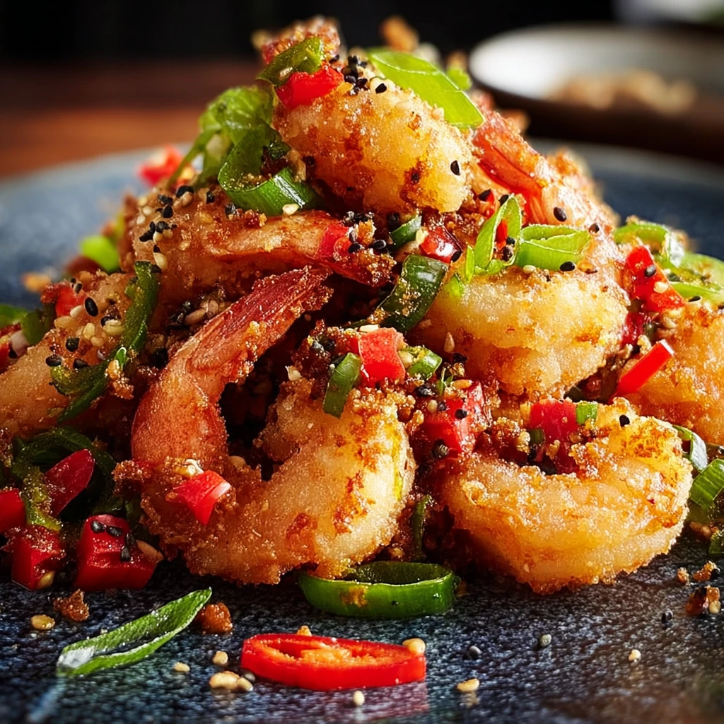 Chinese Salt Pepper Prawns