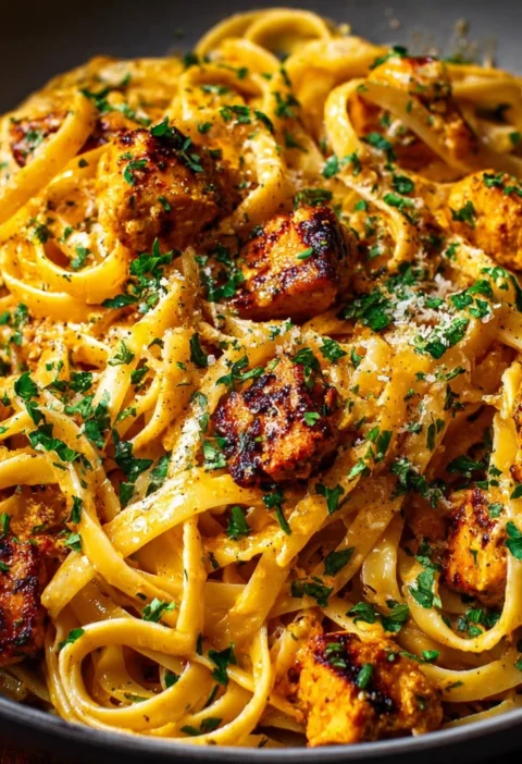 Cowboy Butter Chicken Linguine Recipe