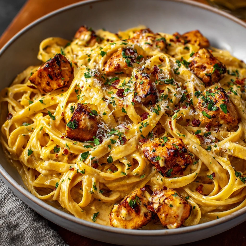 Cowboy Butter Chicken Linguine Recipe