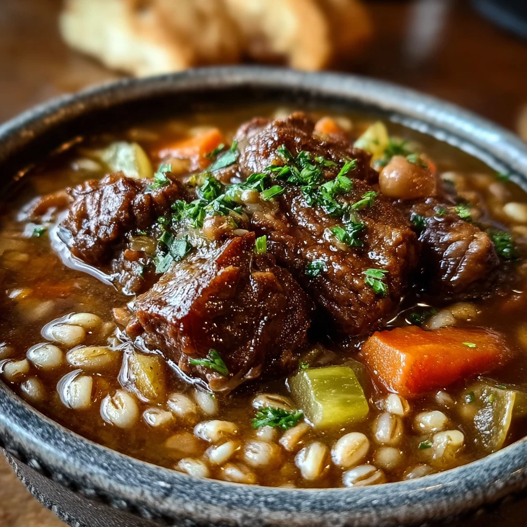 Cozy Crockpot Beef Barley Soup Recipe Easy Comforting Meals Guide