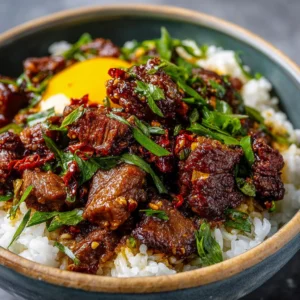 Crispy Cumin Lamb with Brothy Rice
