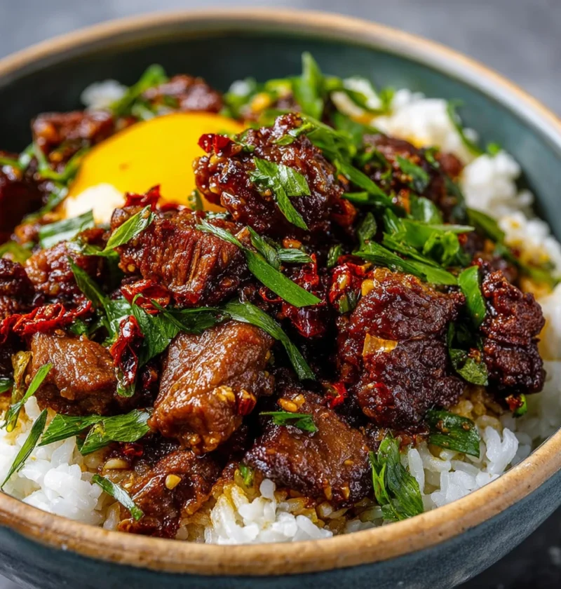 Crispy Cumin Lamb Brothy Rice