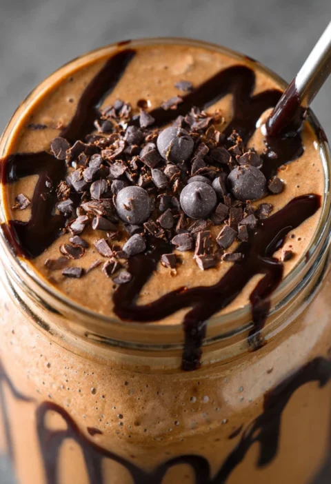 Decadent Dark Chocolate Protein Shake