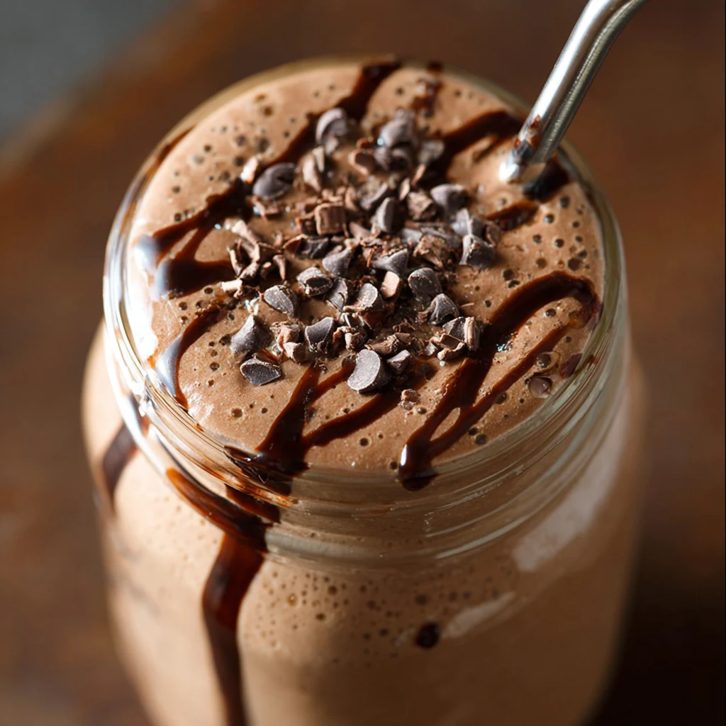 Decadent Dark Chocolate Protein Shake