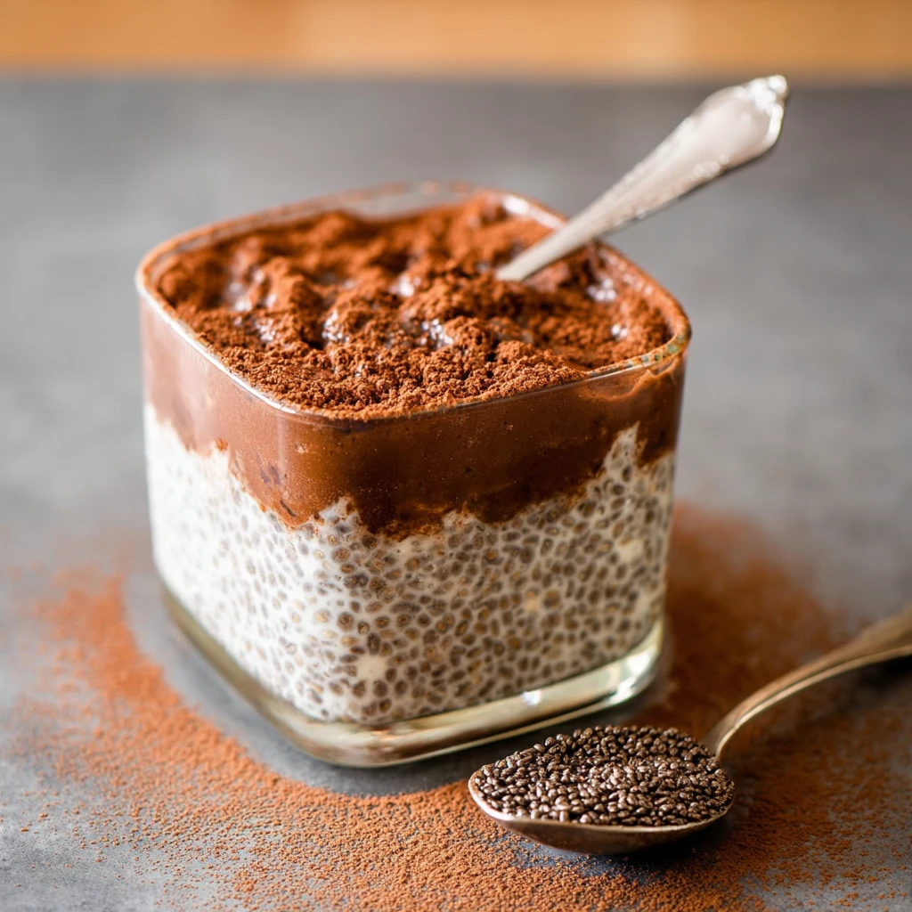Decadent Tiramisu Chia Pudding
