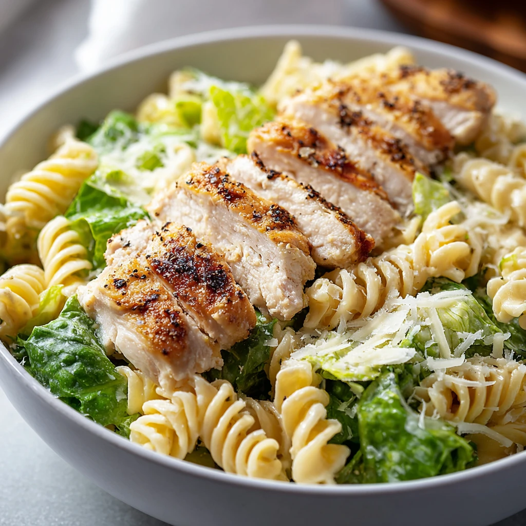 Delicious Chicken Caesar Pasta Salad Recipe Summer Fun