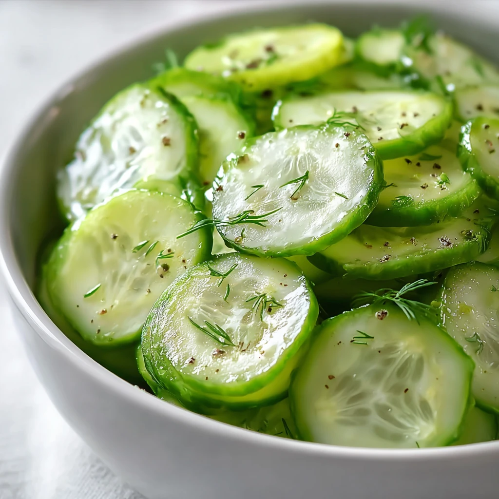 Delicious Tasty German Cucumber Salad for Summer Vibes