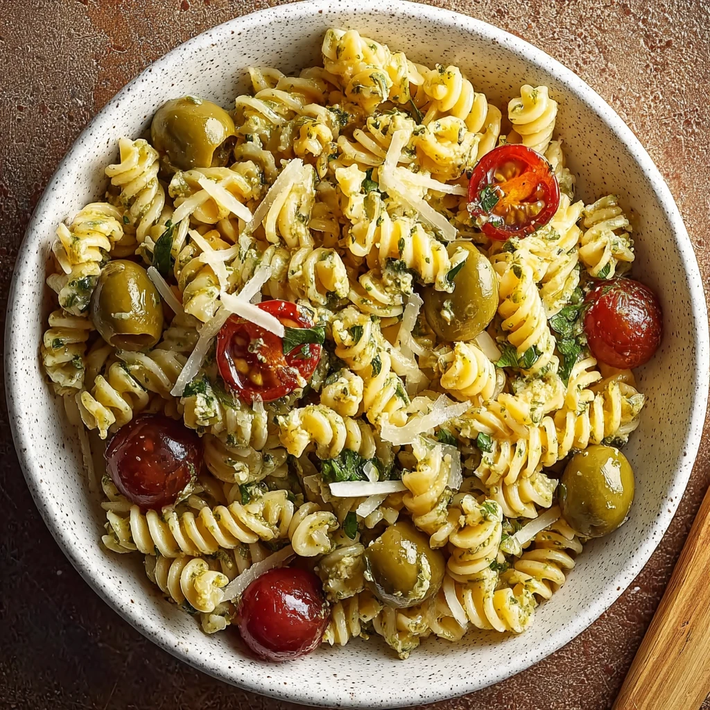 Dirty Martini Pasta Salad Flavorful Twist Classic Taste
