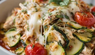 Chicken Zucchini Bake Thats Lowcarb Delicious