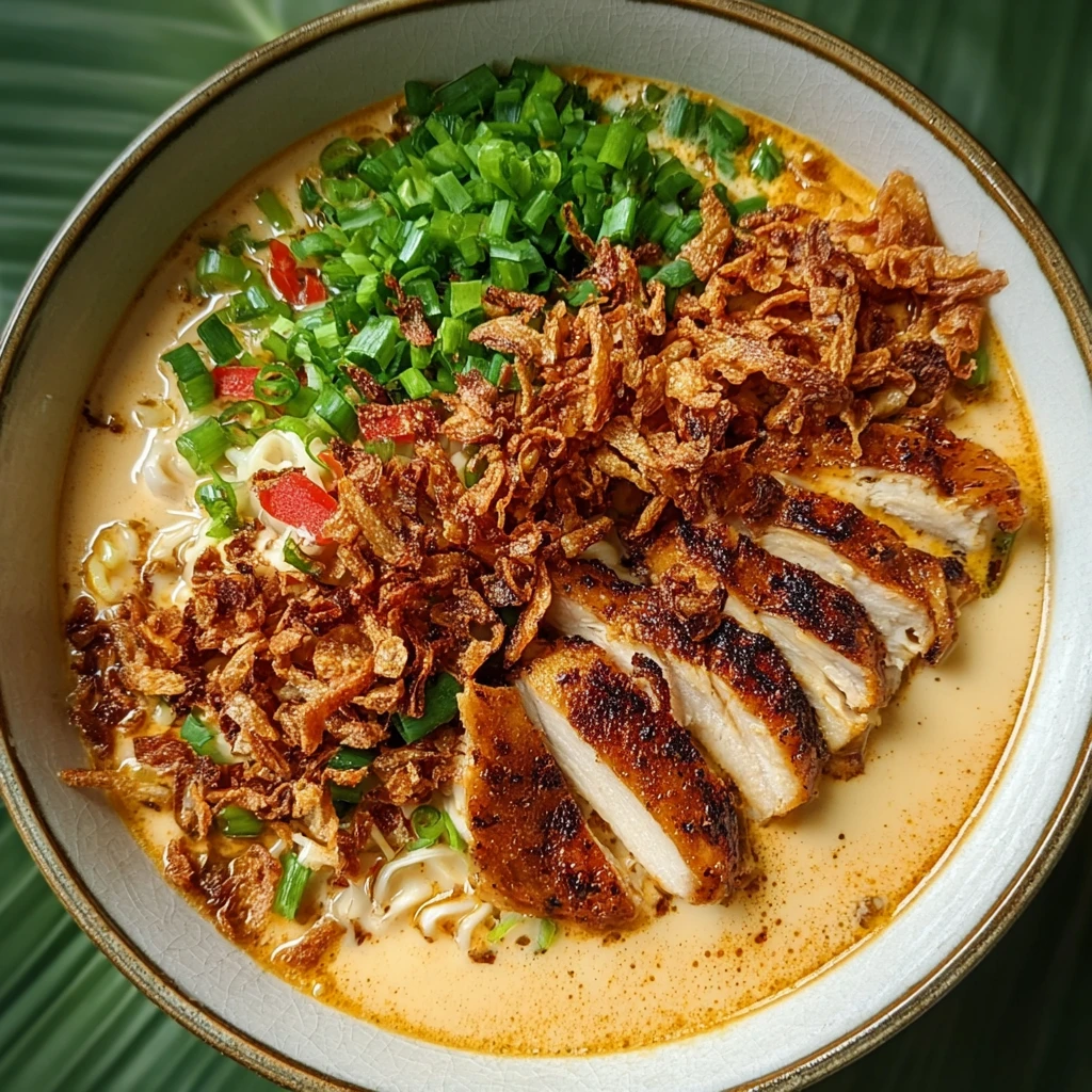 Fiery Chicken Ramen Creamy Garlic Sauce Recipe