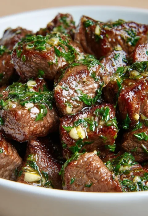 Garlic Butter Steak Bites Recipe