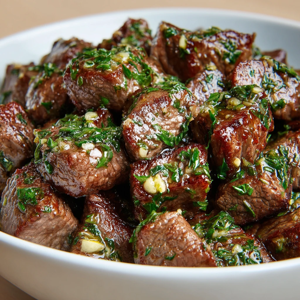 Garlic Butter Steak Bites Recipe
