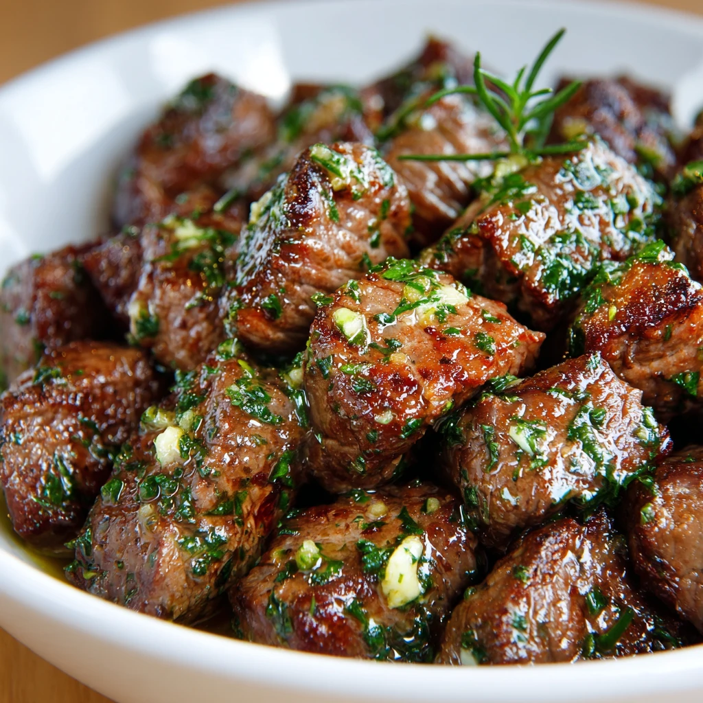 Garlic Butter Steak Bites Recipe