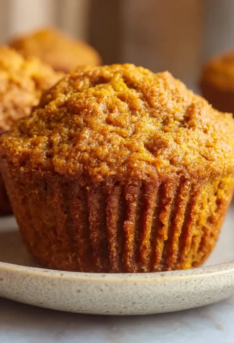 Greek Yogurt Pumpkin Muffins Amazing Moist Fall Treat