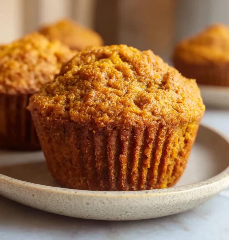 Greek Yogurt Pumpkin Muffins Amazing Moist Fall Treat