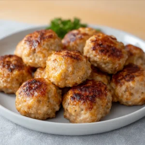 Ground Chicken Meatballs for Kids | Easy & Juicy Dinner