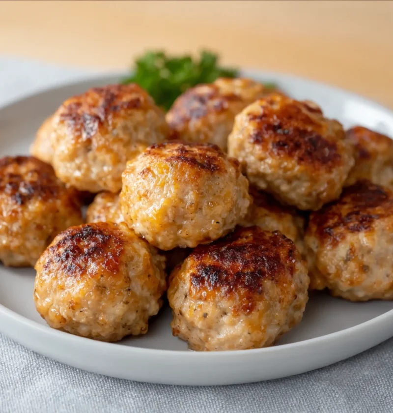 Ground Chicken Meatballs Kids Juicy Dinner