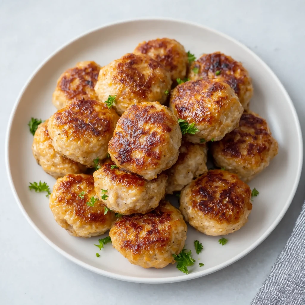 Ground Chicken Meatballs Kids Juicy Dinner