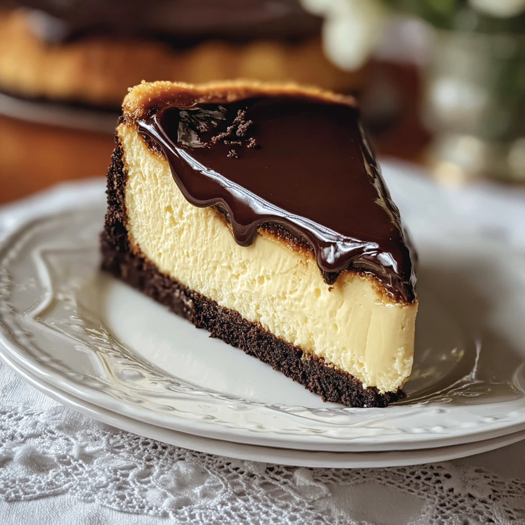 Heavenly Boston Cream Cheesecake (A Total Showstopper!)