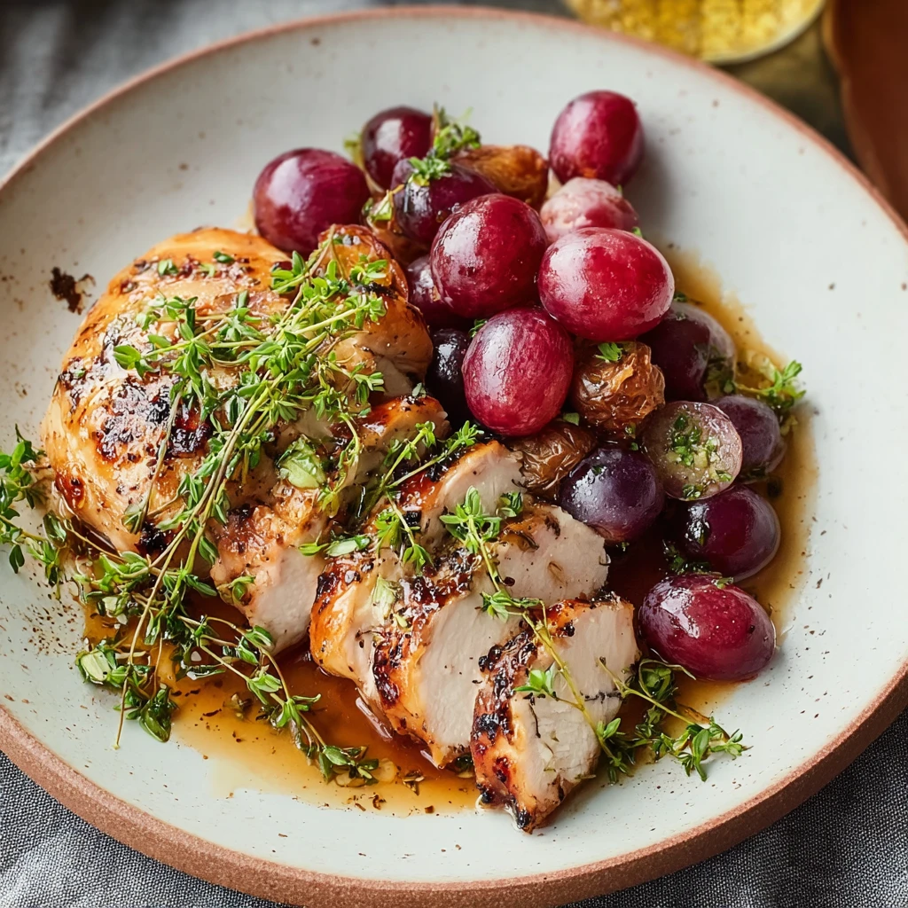 Irresistible Vineyard Chicken with Sweet Roasted Grapes