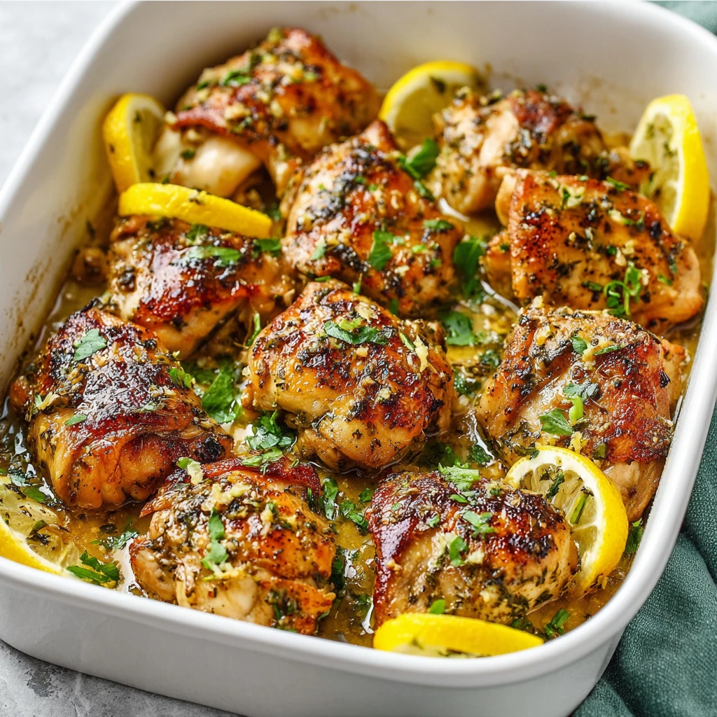 Juicy Greek Lemon Chicken Thighs: A Flavorful Weeknight Hero