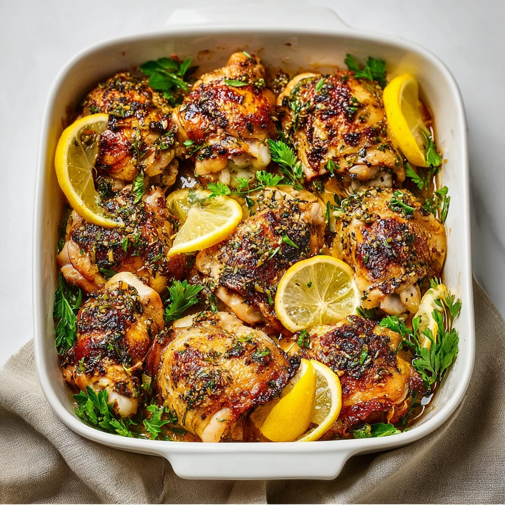 Juicy Greek Lemon Chicken Thighs Flavorful Weeknight Hero