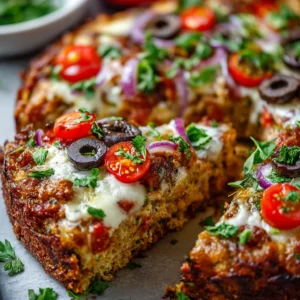 Keto Ground Chicken Crust Pizza: 5 Flavorful Veggie Toppings