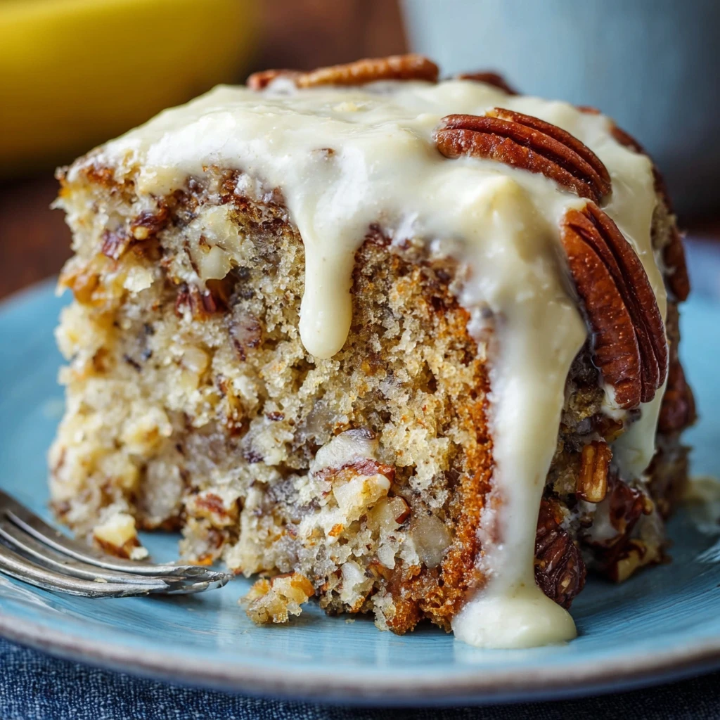 Luscious Banana Pecan Cake That Melts Your Mouth