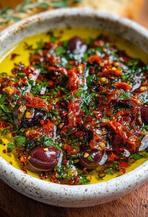 Mediterranean Olive Oil Dip