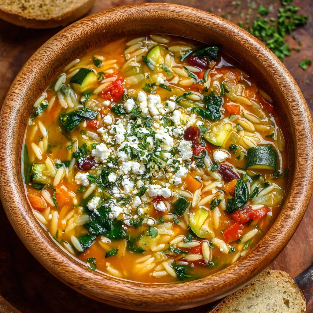 Mediterranean Orzo Soup
