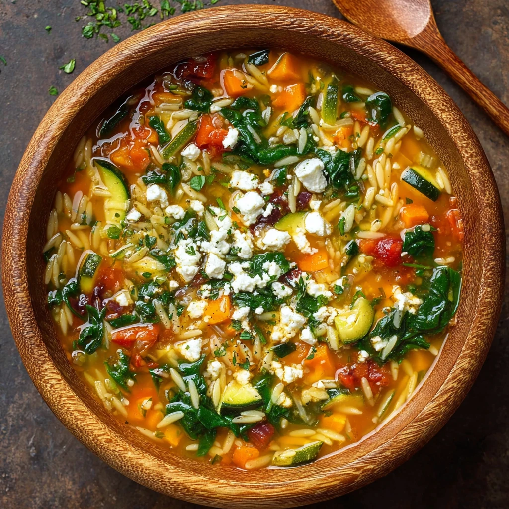 Mediterranean Orzo Soup