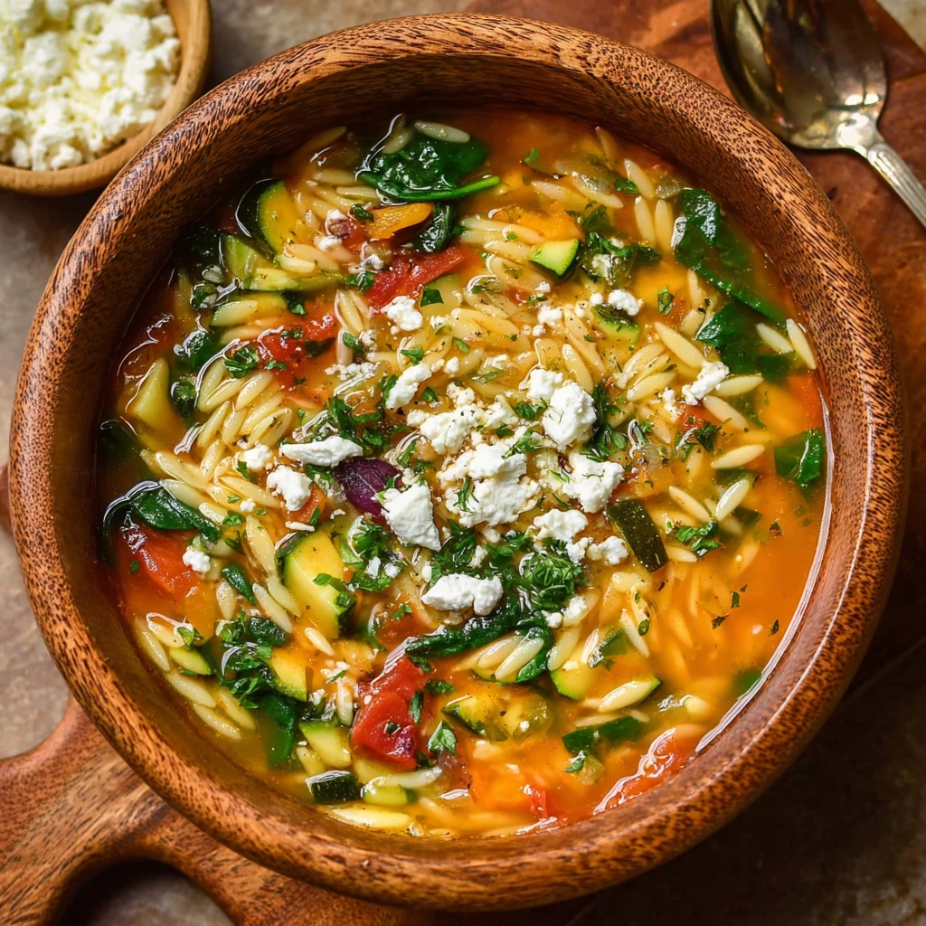 Mediterranean Orzo Soup