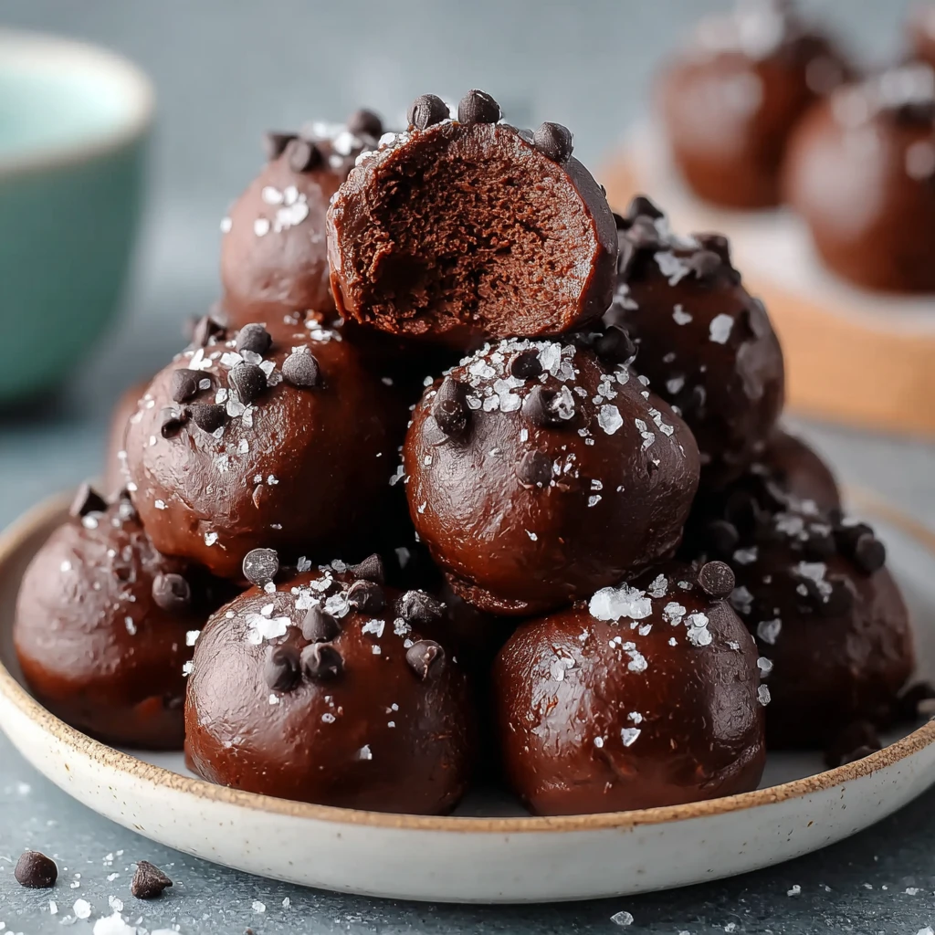 Nobake Cottage Cheese Brownie Batter Bites